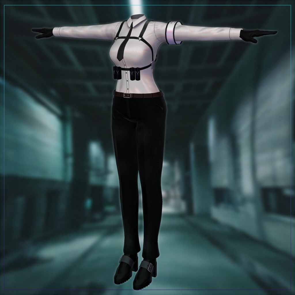 【Lasyusha用】Chaser Coat-チェイサーコート-【Tex更新】【Modular Avatar対応】