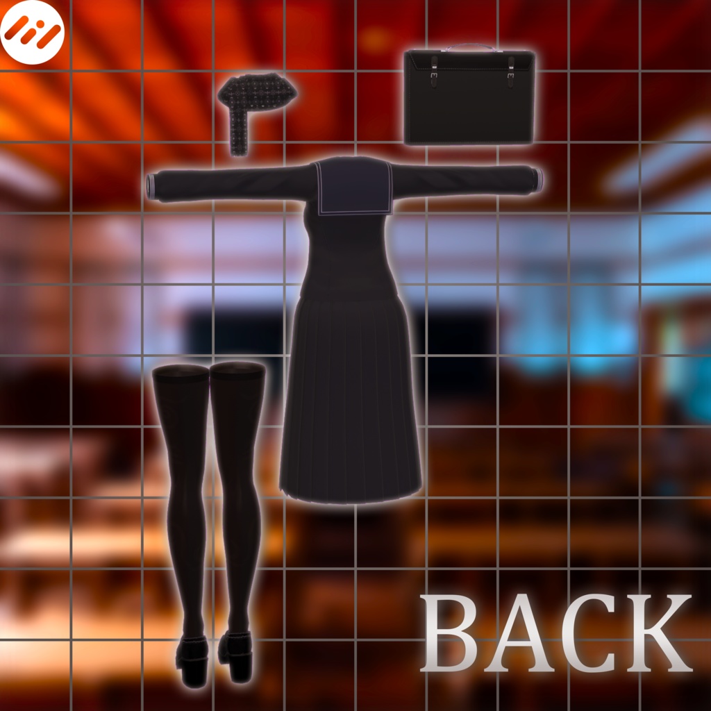 【Lasyusha用】School_Sailor【Modular Avatar対応】