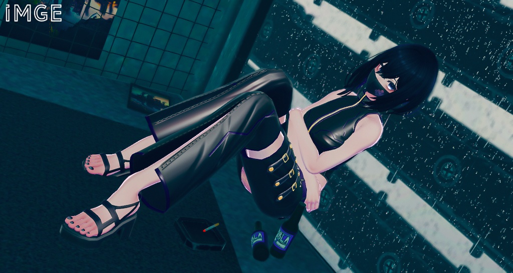 【Lasyusha用】Veleno_P.U.N.K【Modular Avatar対応】