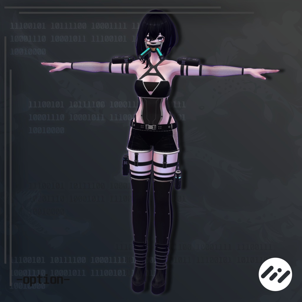 【Lasyusha用】-SHIKIOUZI-【Modular Avatar対応】