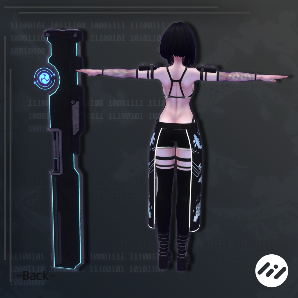 【Lasyusha用】-SHIKIOUZI-【Modular Avatar対応】