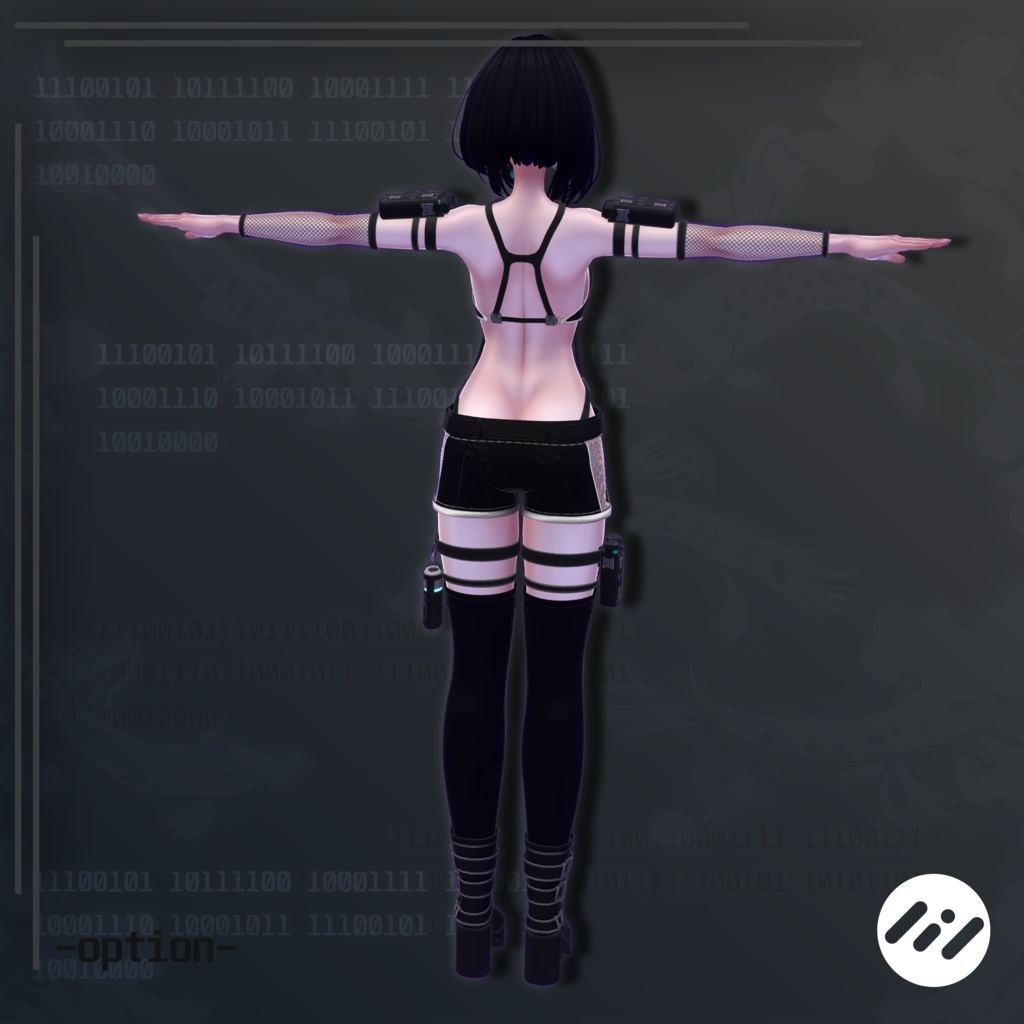 【Lasyusha用】-SHIKIOUZI-【Modular Avatar対応】