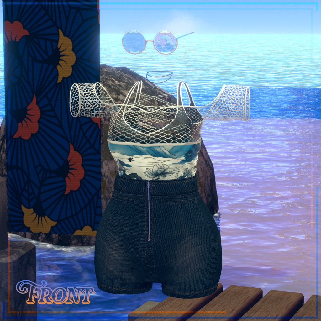 【ビナア〈Binah〉用】Light_Summer_B【Modular Avatar対応】