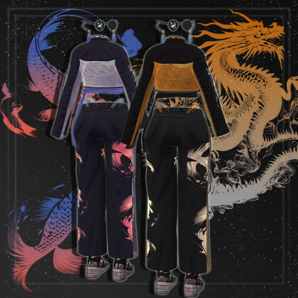 【ビナア〈Binah〉用】─Polaris_Wear─【Modular Avatar対応】