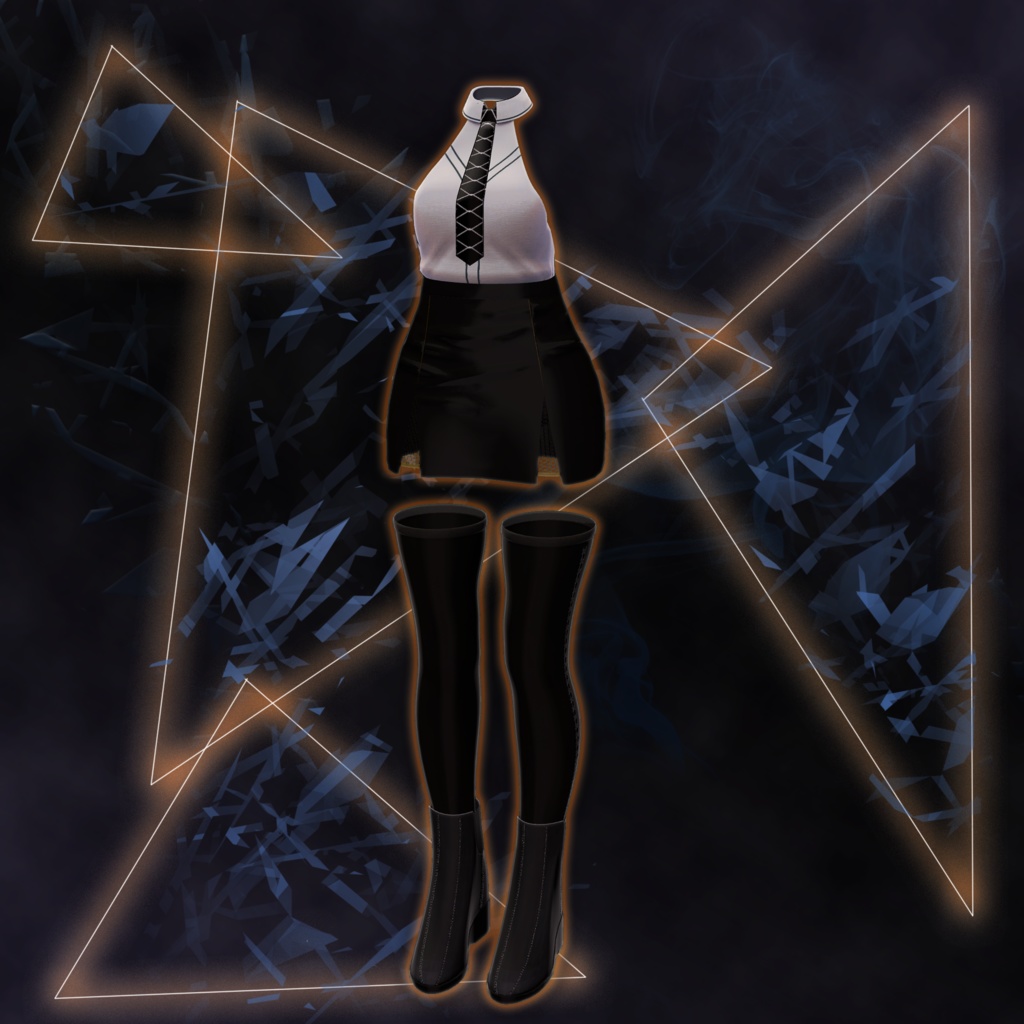 【しなのちゃん対応】Nero_Sheriff【Modular Avatar対応】