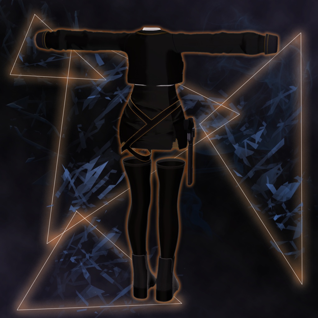 【しなのちゃん対応】Nero_Sheriff【Modular Avatar対応】