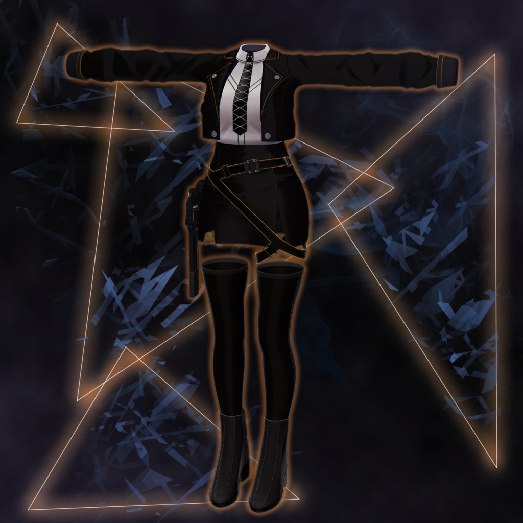 【しなのちゃん対応】Nero_Sheriff【Modular Avatar対応】