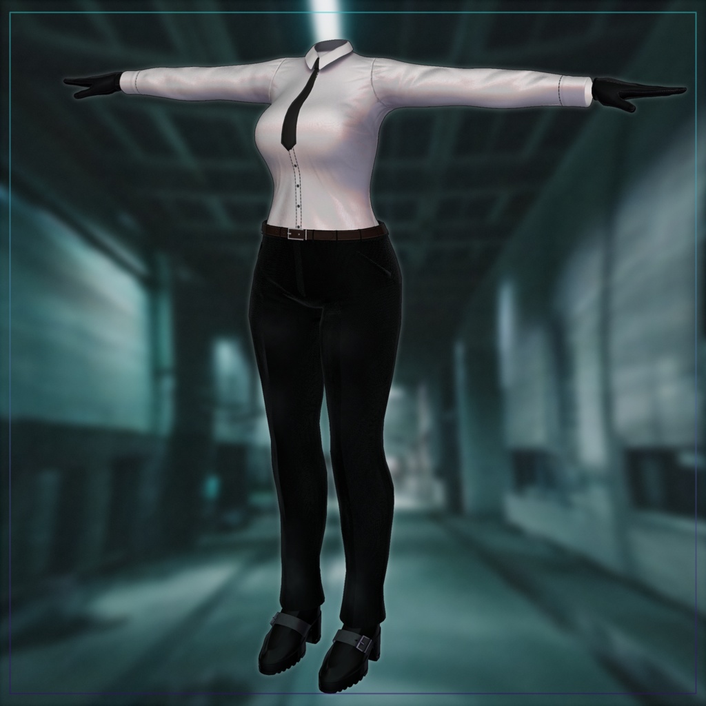 【Binah用】-Chaser Coat-チェイサーコート-【Modular Avatar対応】