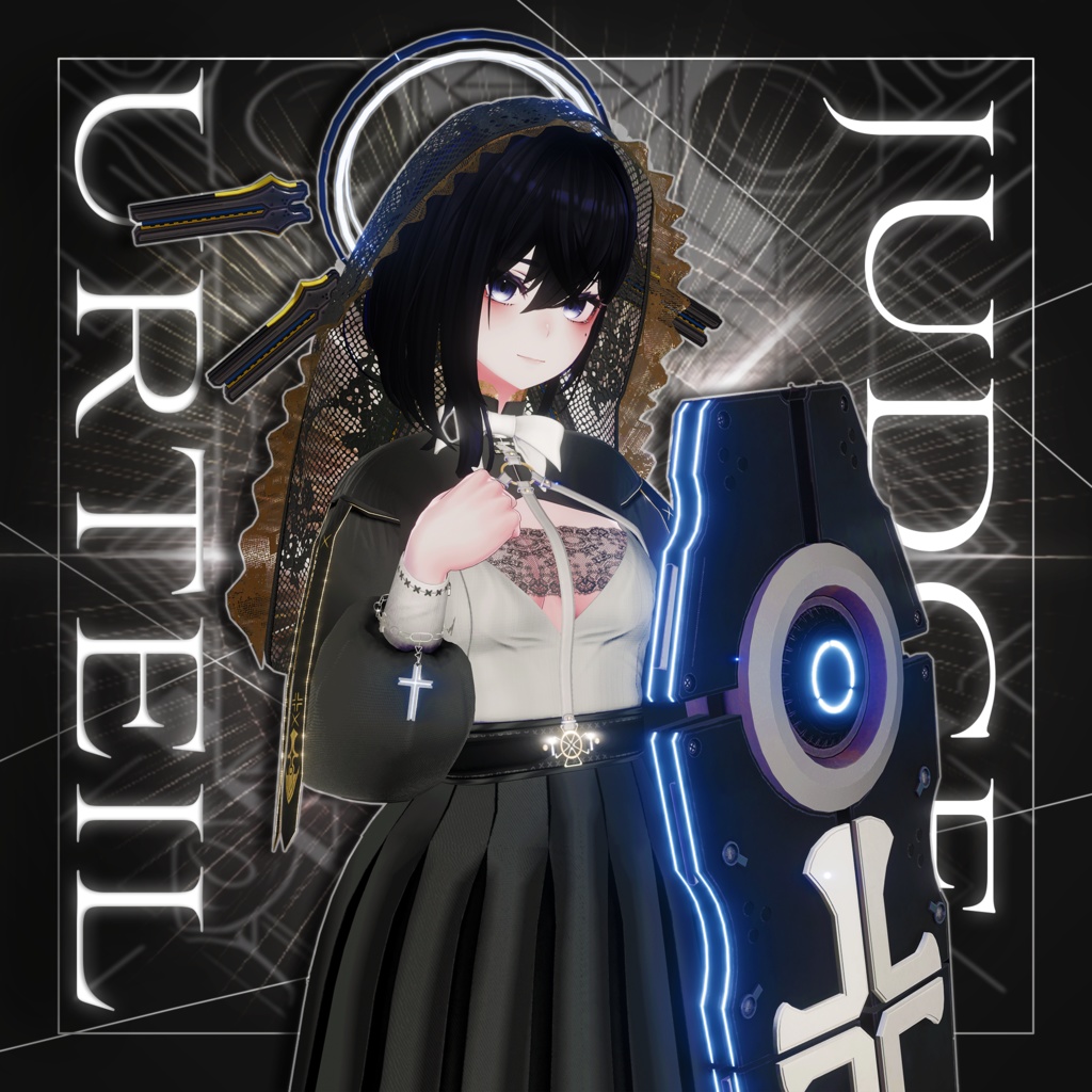【6アバター対応】『Urteil JUDGE』【Modular Avatar対応】