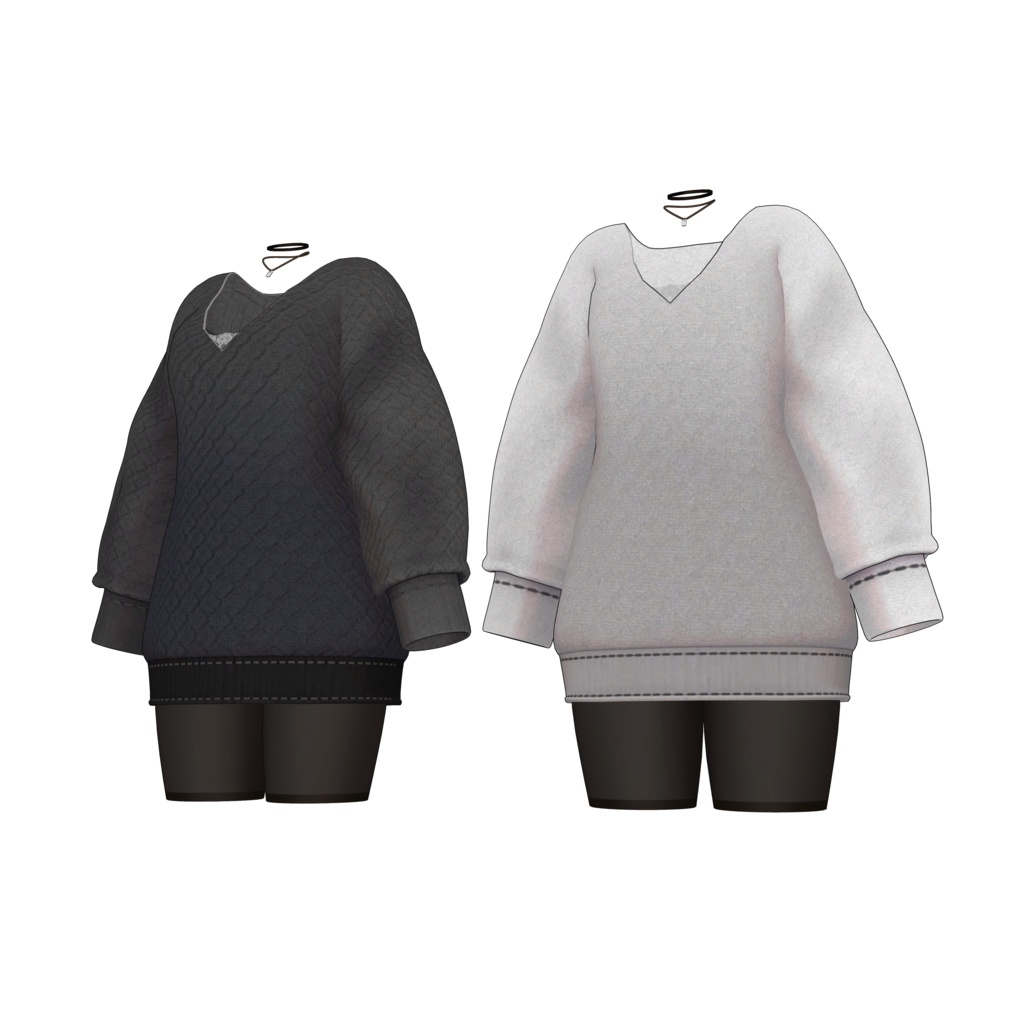 【8アバター対応】『Simple Sweater』《SALE》【Modular Avatar対応】