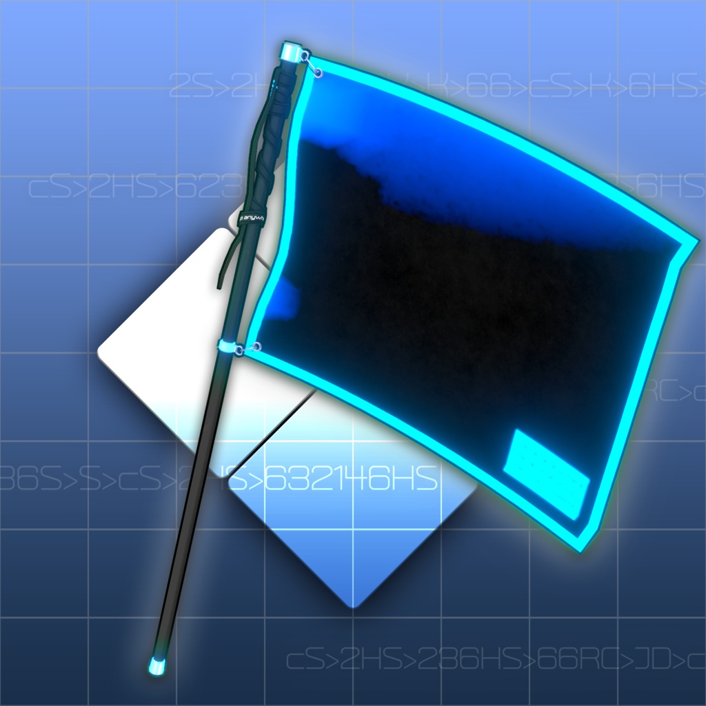 【VRChat想定】優勝した目立つ旗【無料】