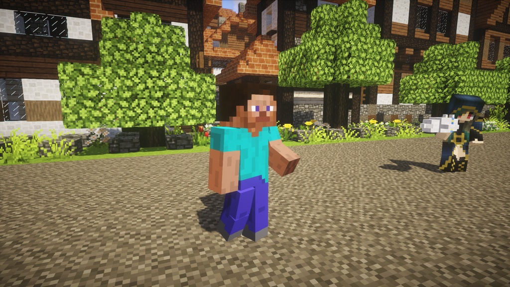 マイクラ関節ありモデル(Blockbuster MOD用)