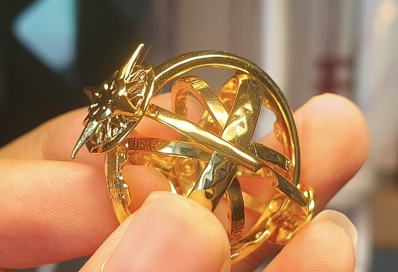 ファンメイド ゼンレスゾーンゼロ ZZZ モッキンバード ヒューゴ リング|ハンドメイド キャラクターアクセサリー