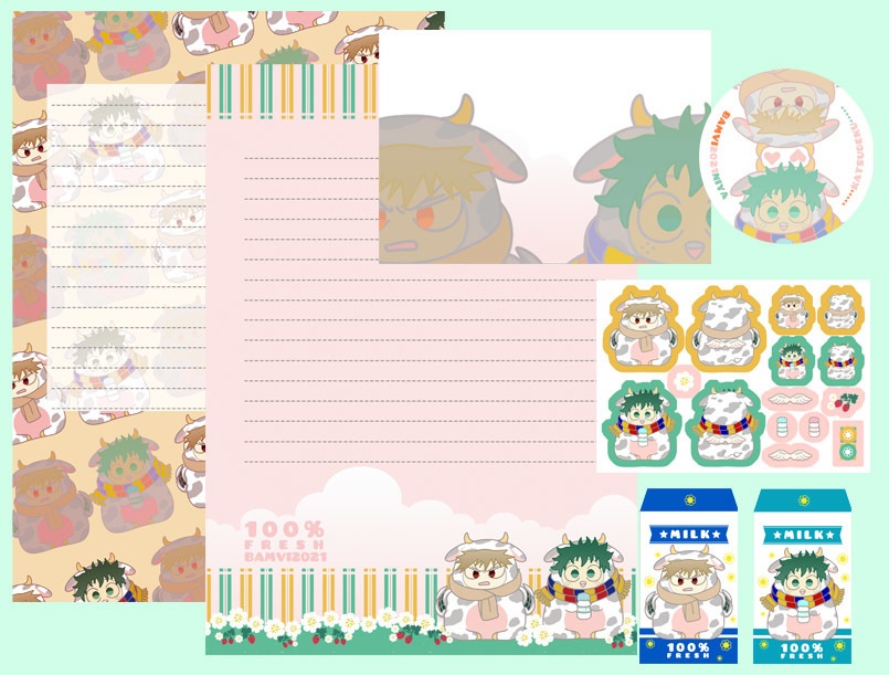 ❤勝デク❤CowCowレターセット❤