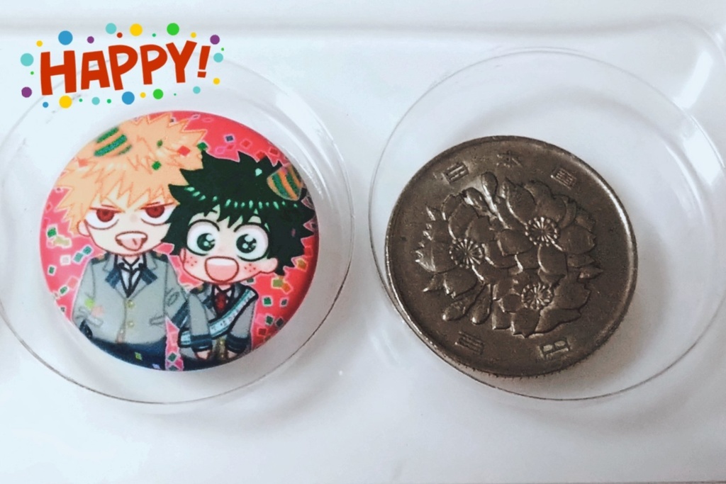 ❤勝デク❤フラットポーチ&缶バッジSET❤