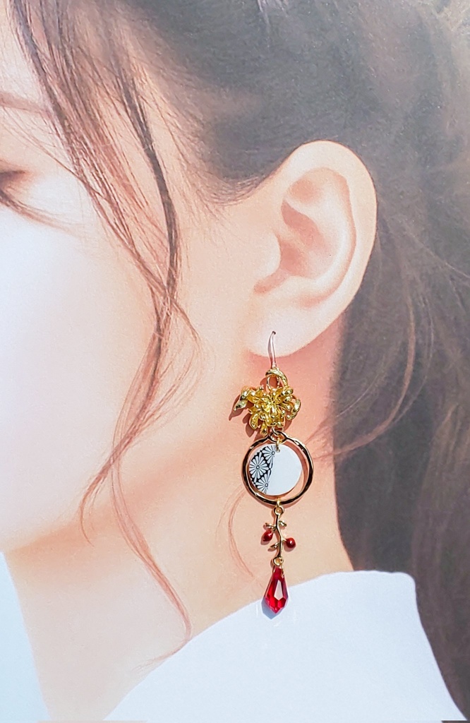 【刀剣乱舞】一文字則宗(特)イメージピアス/イヤリング