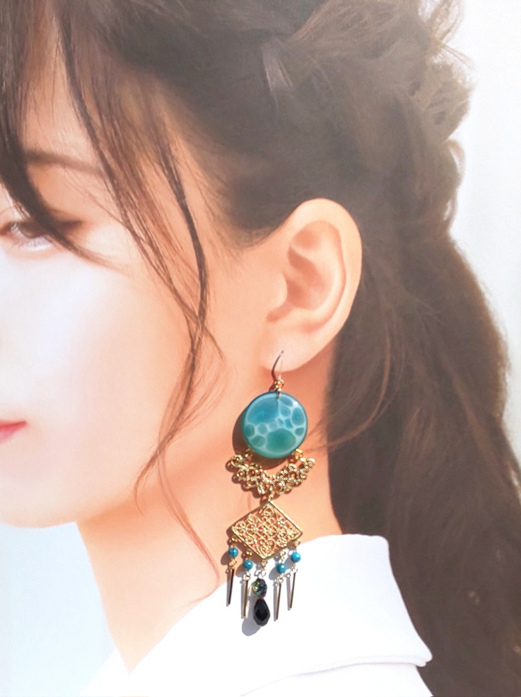 【刀剣乱舞】千代金丸(特)イメージイヤリング/ピアス