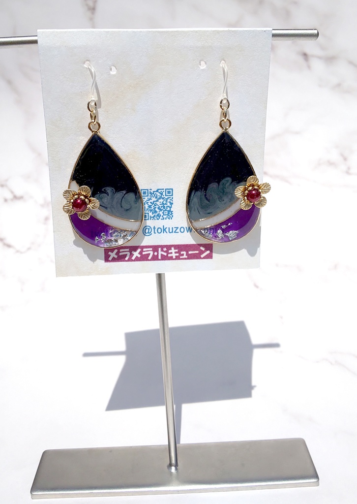 【刀剣乱舞】実休光忠(特)デザイン3種イメージイヤリング/ピアス