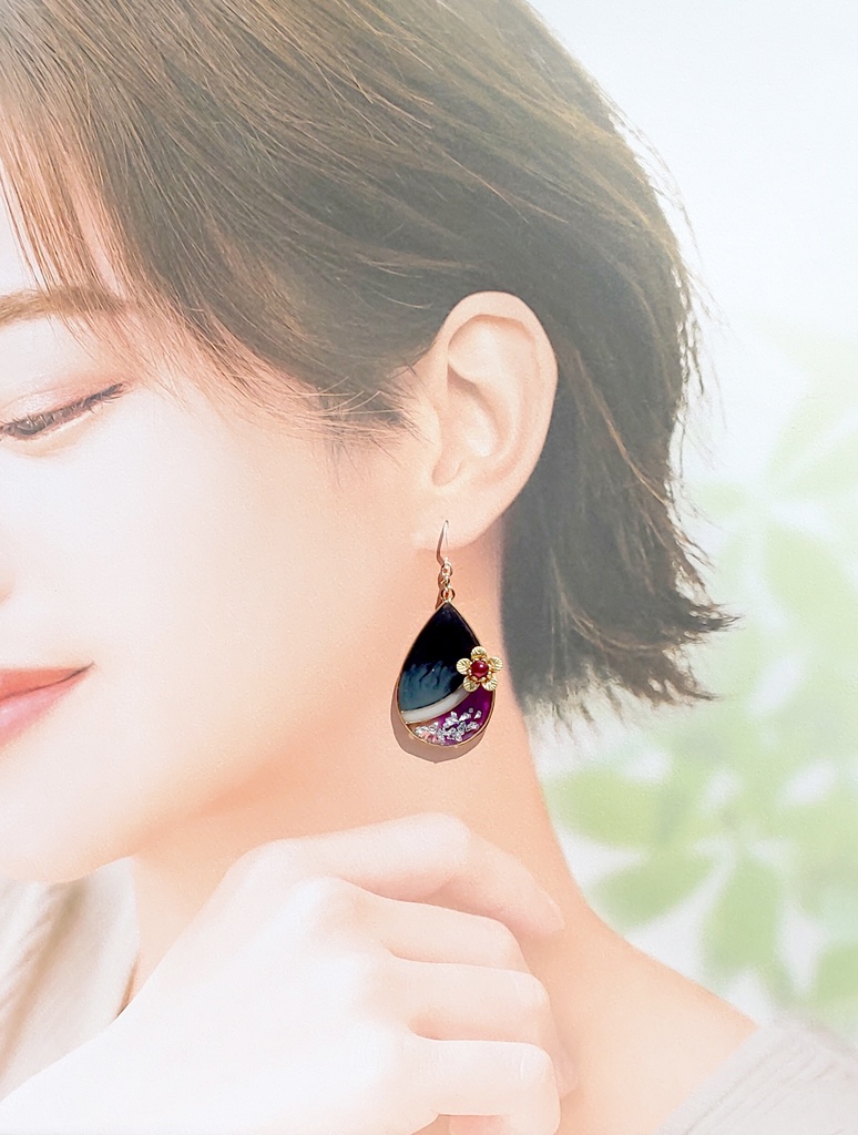 【刀剣乱舞】実休光忠(特)デザイン3種イメージイヤリング/ピアス