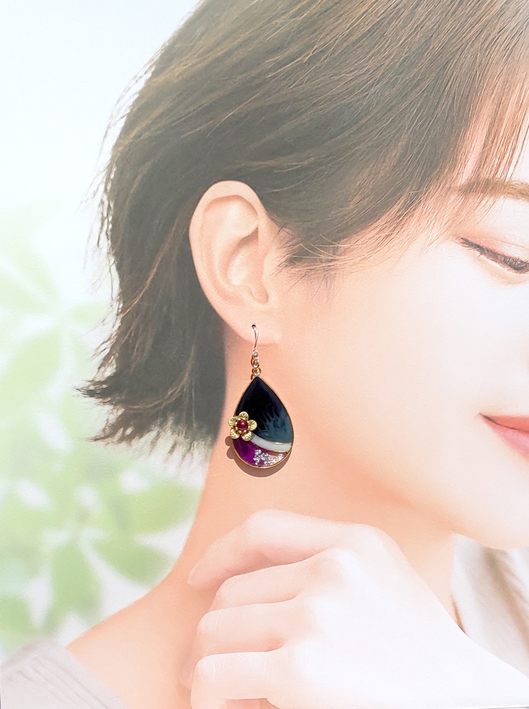 【刀剣乱舞】実休光忠(特)デザイン3種イメージイヤリング/ピアス