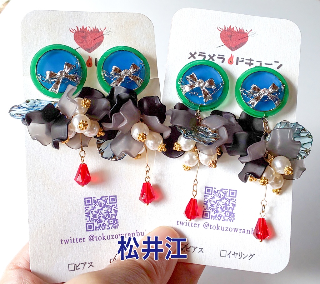 SALE!【刀剣乱舞】江派8振りイメージイヤリング/ピアス