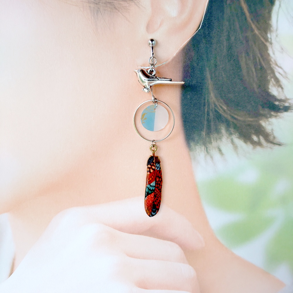 【刀剣乱舞】山鳥毛(初の姿)イメージイヤリング/ピアス