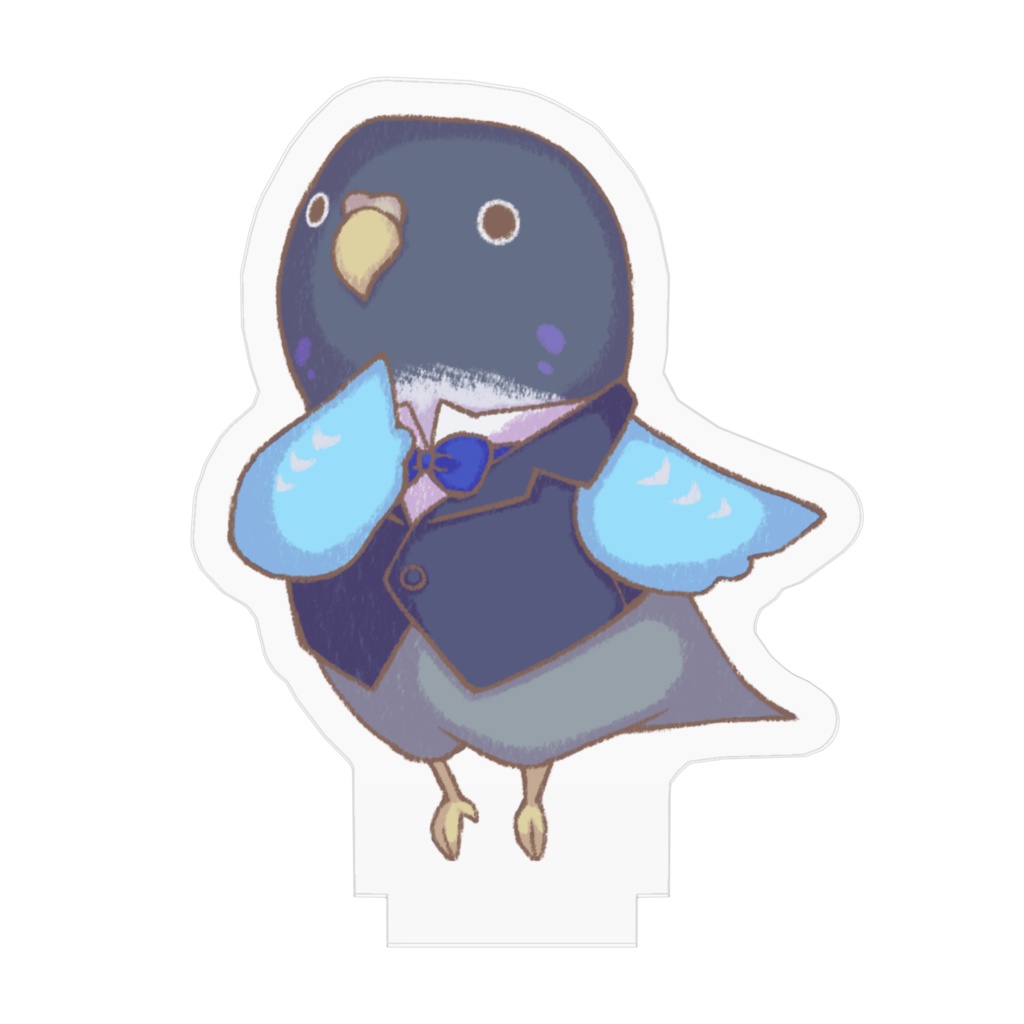 りりぱにアクスタ🐦ノアール(とり)ver.