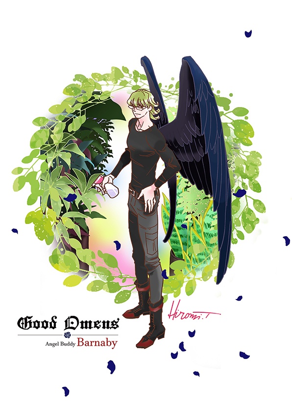 スマホ待ち受け画面 Good Omens パロ Angel Buddy