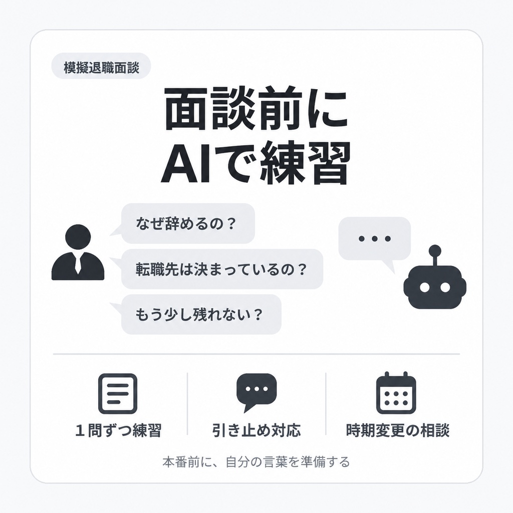 退職会話・引き継ぎAIキット