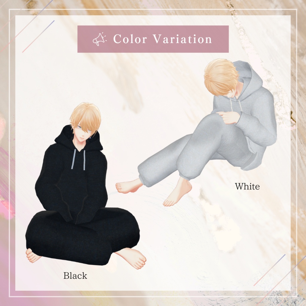 シンプルスウェットパーカー【水瀬 しなの ミルティナ対応】