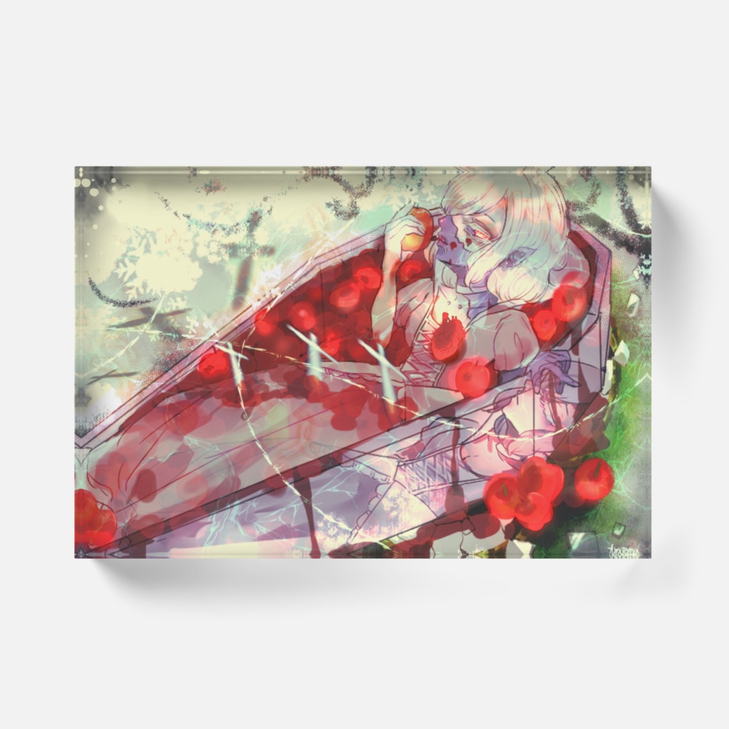 悪意ノ目醒メ、鮮血ノ毒林檎-死ラ雪ィ姫- アクリルブロック