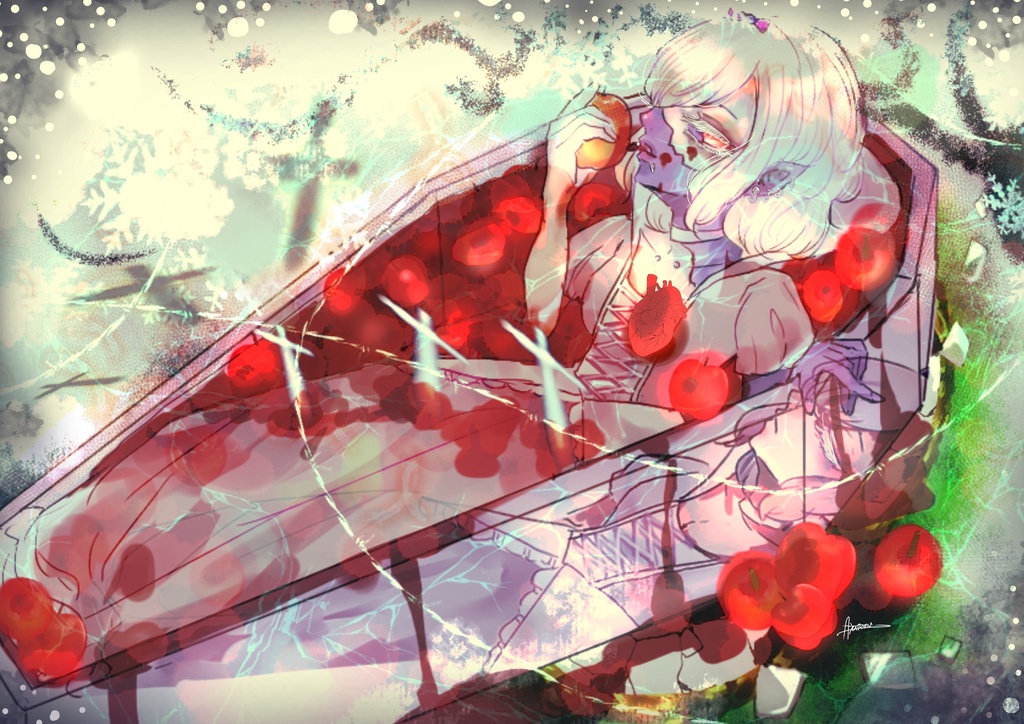 悪意ノ目醒メ、鮮血ノ毒林檎-死ラ雪ィ姫- アクリルブロック