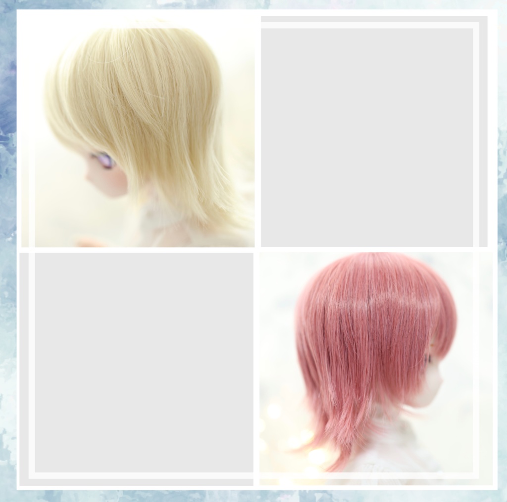 【ウルフショートウィッグ】9インチ MDD・DDサイズ