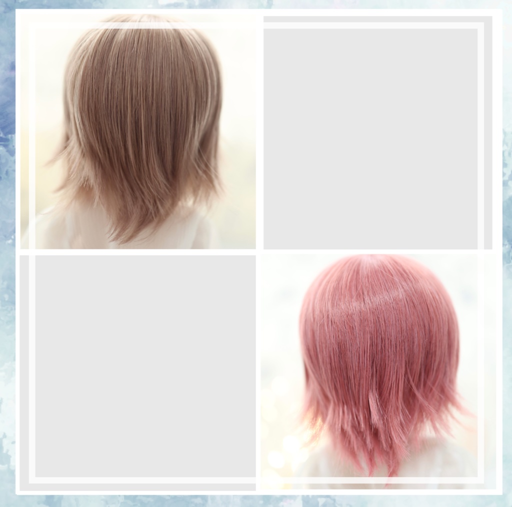 ウルフショートウィッグ】9インチ MDD・DDサイズ - 竪琴屋 - BOOTH