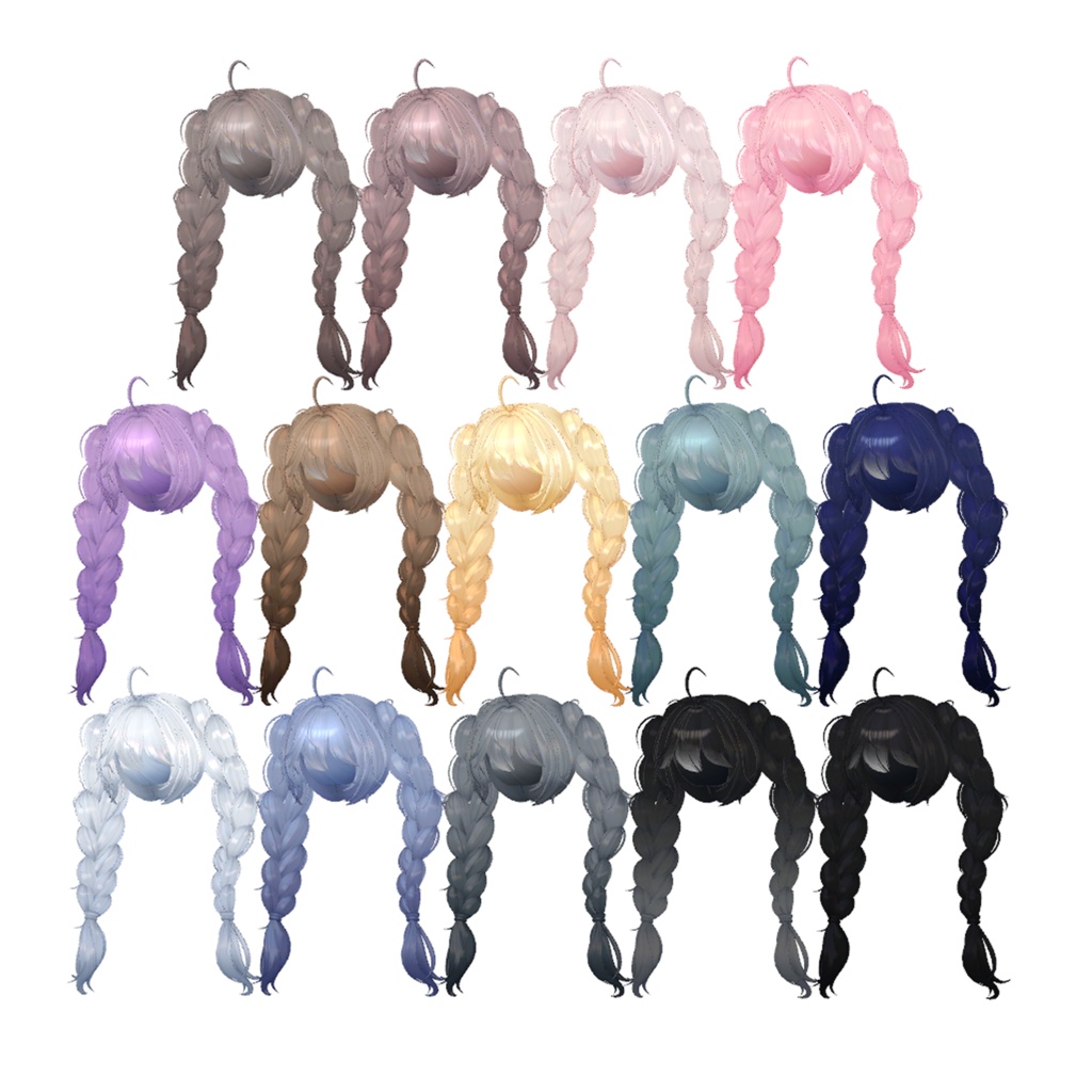 Two Braided Pigtails