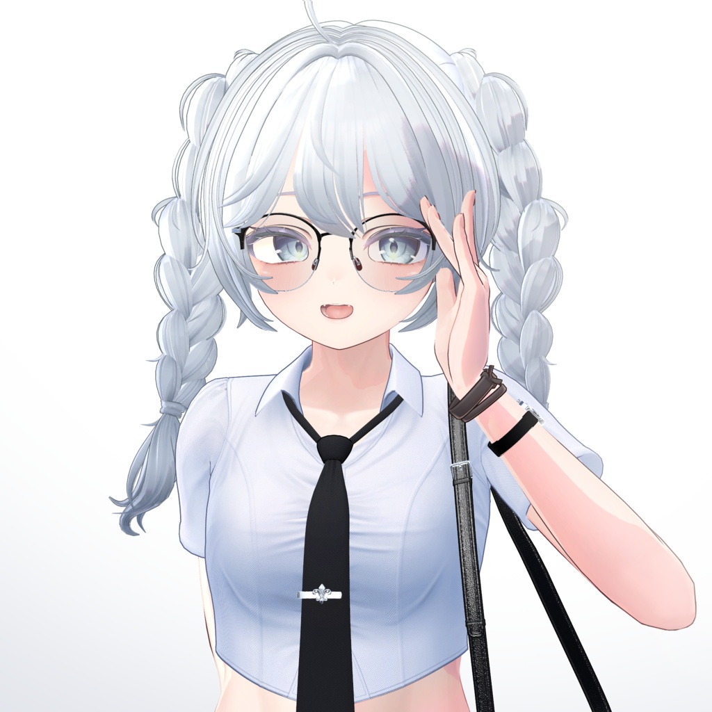 Two Braided Pigtails