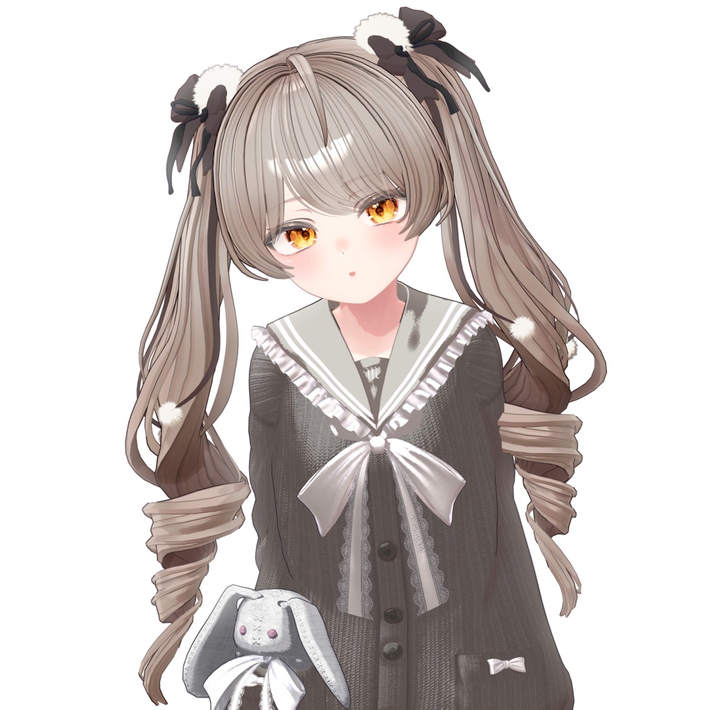 Snow Drill Twintails