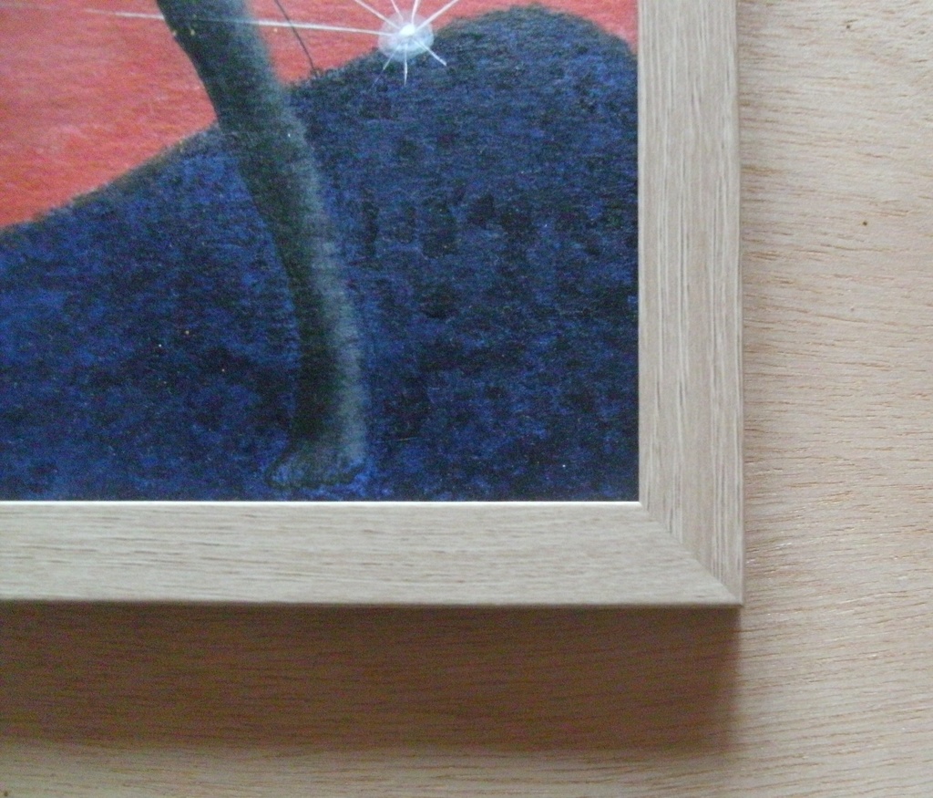 【原画】作品番号:A001-B5「報われる日#1」(B5・額縁付き)