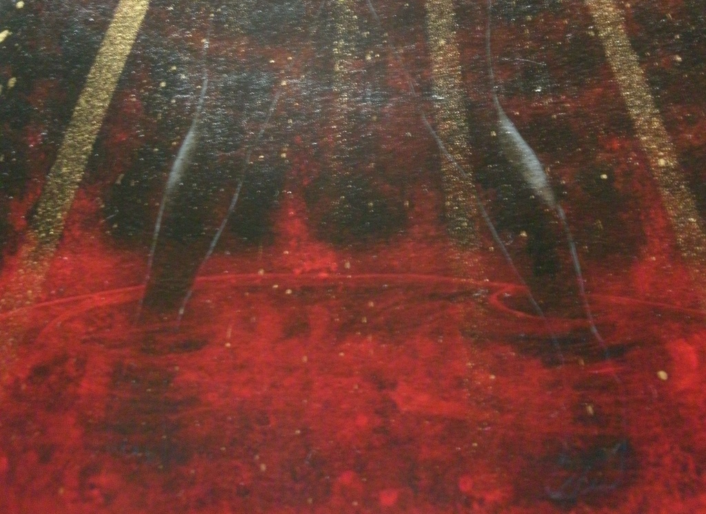 【原画】作品番号:A003-B5「報われる日#3」(B5・額縁付き)