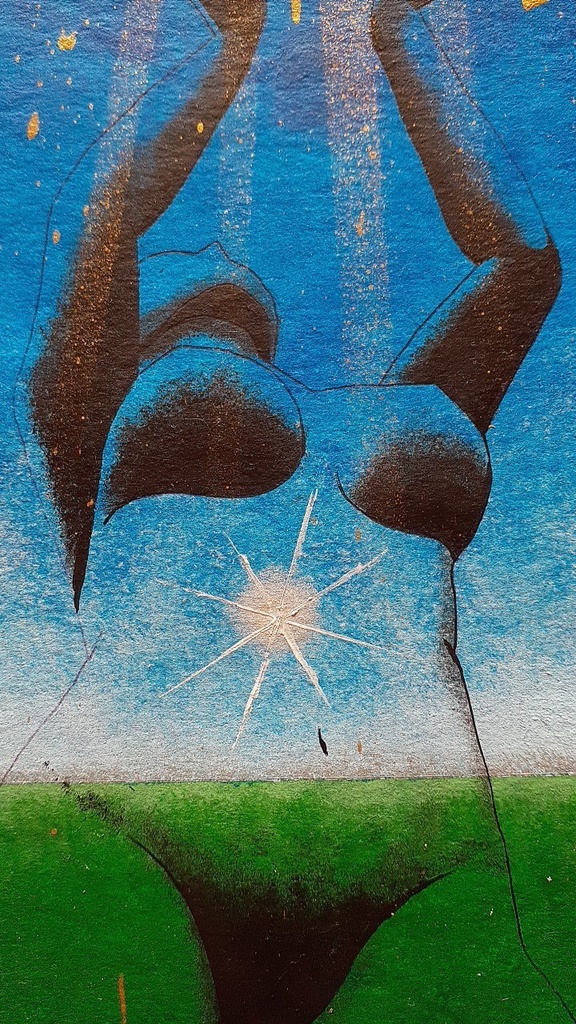 【原画】作品番号:A005-B5「兆し」(B5・額縁付き)