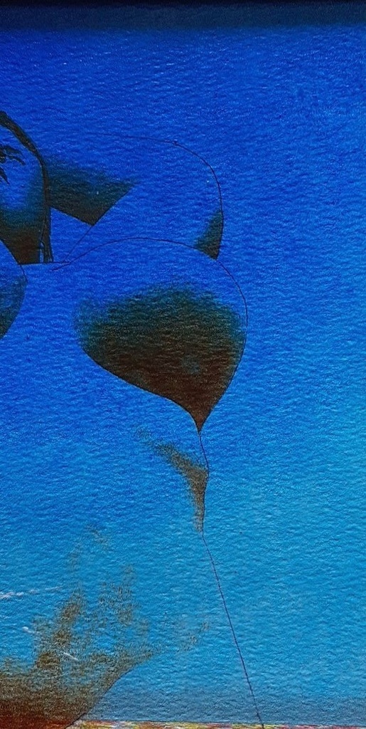 【原画】作品番号:A006-A4「豊かな人#1」(A4・額縁付き)