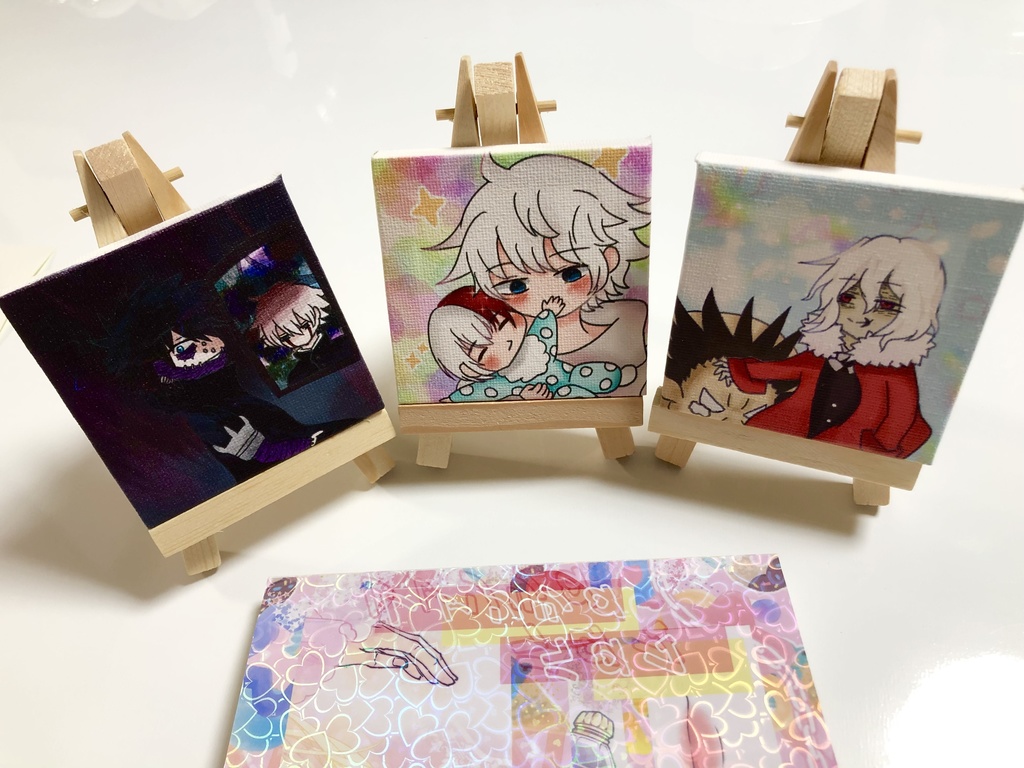 イーゼル付きミニキャンバス(荼毘)