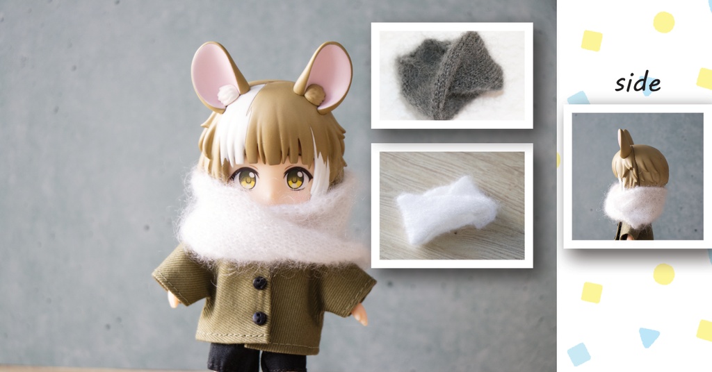 ふわふわ ねじれスヌード