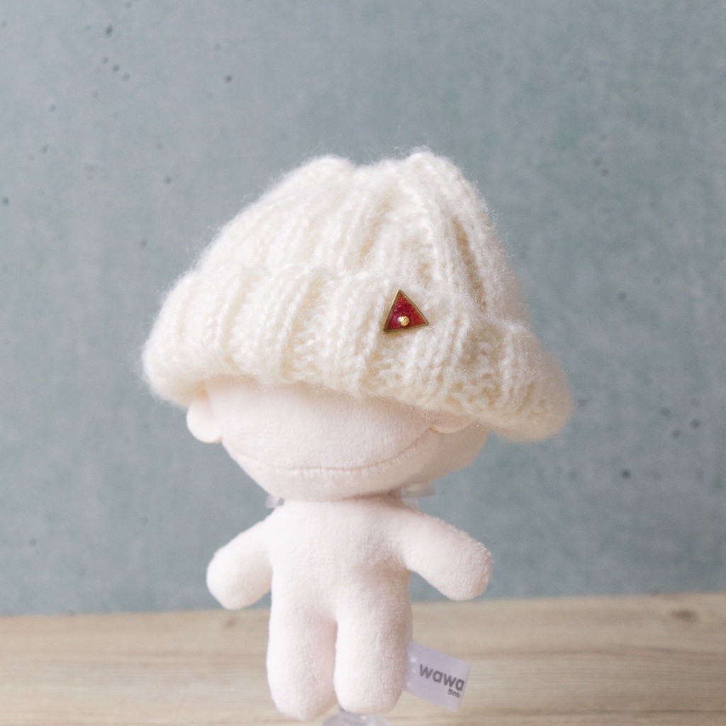 ピンバッチ風アクセサリー(レッド)