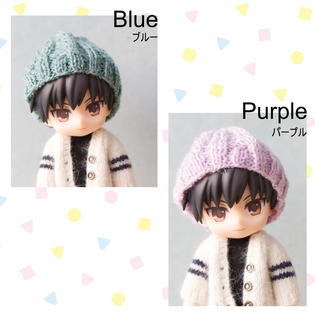 縄編みニット帽(Mサイズ)