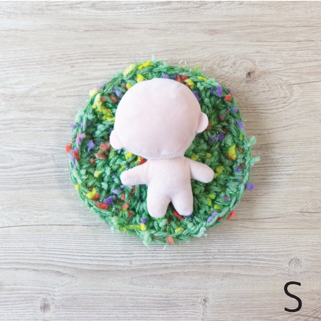 春うららラグ(お花畑ラグ)