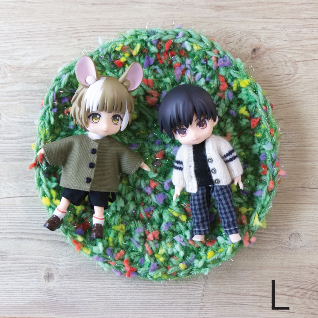 春うららラグ(お花畑ラグ)