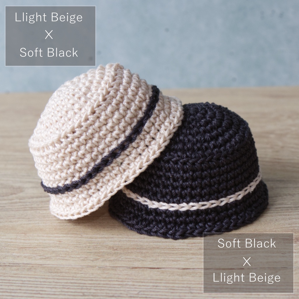 ステッチバケットハット