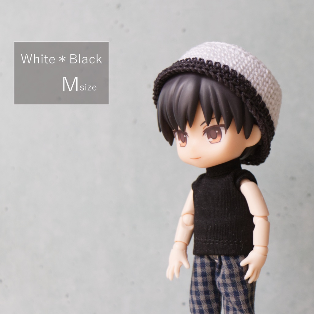 バイカラーバケットハット