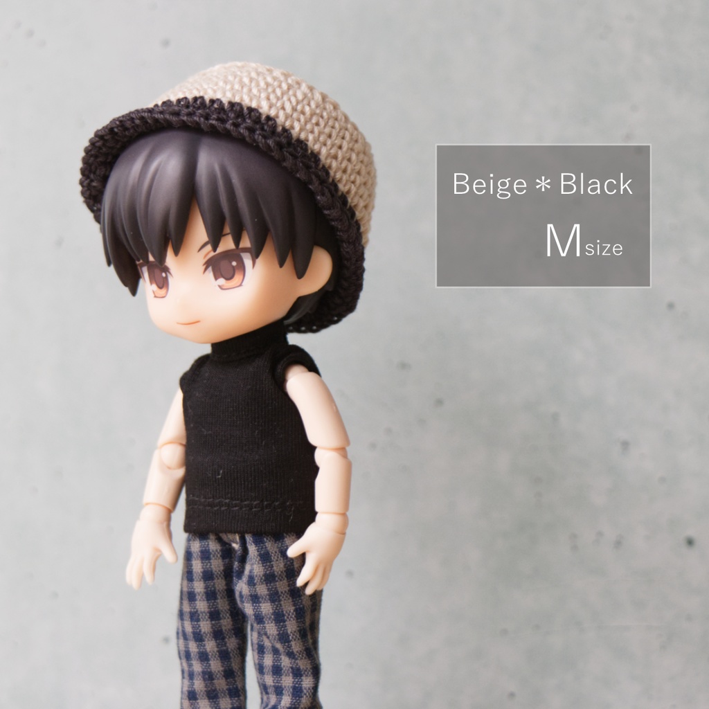 バイカラーバケットハット